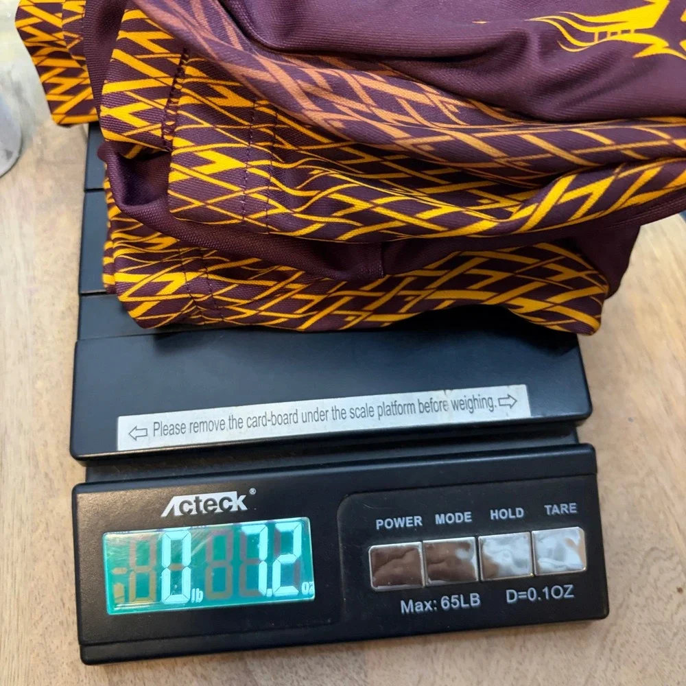 Adidas Arizona State Sun Devils ASU Quarter Zip Pullover Maroon Gold Mens L